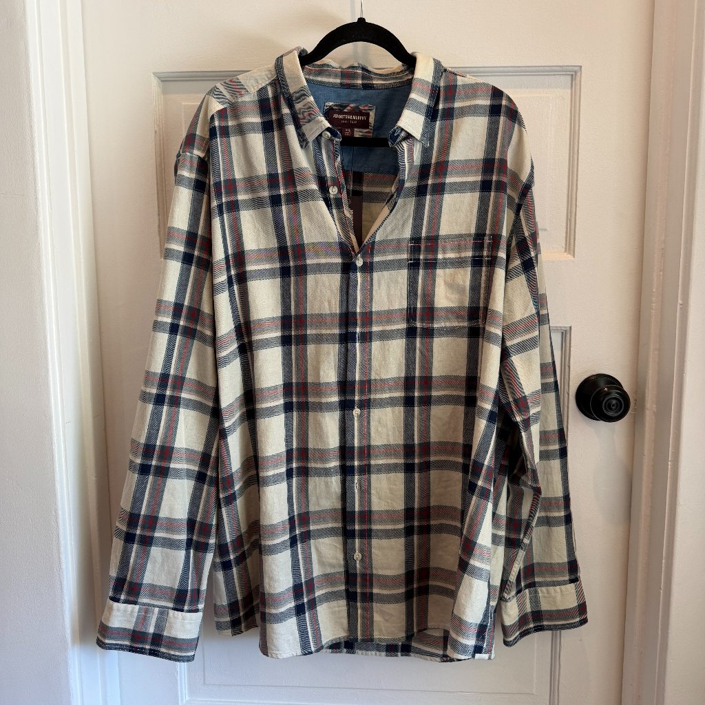 Brand New  Johnston  Murphy Flannel Shirt
